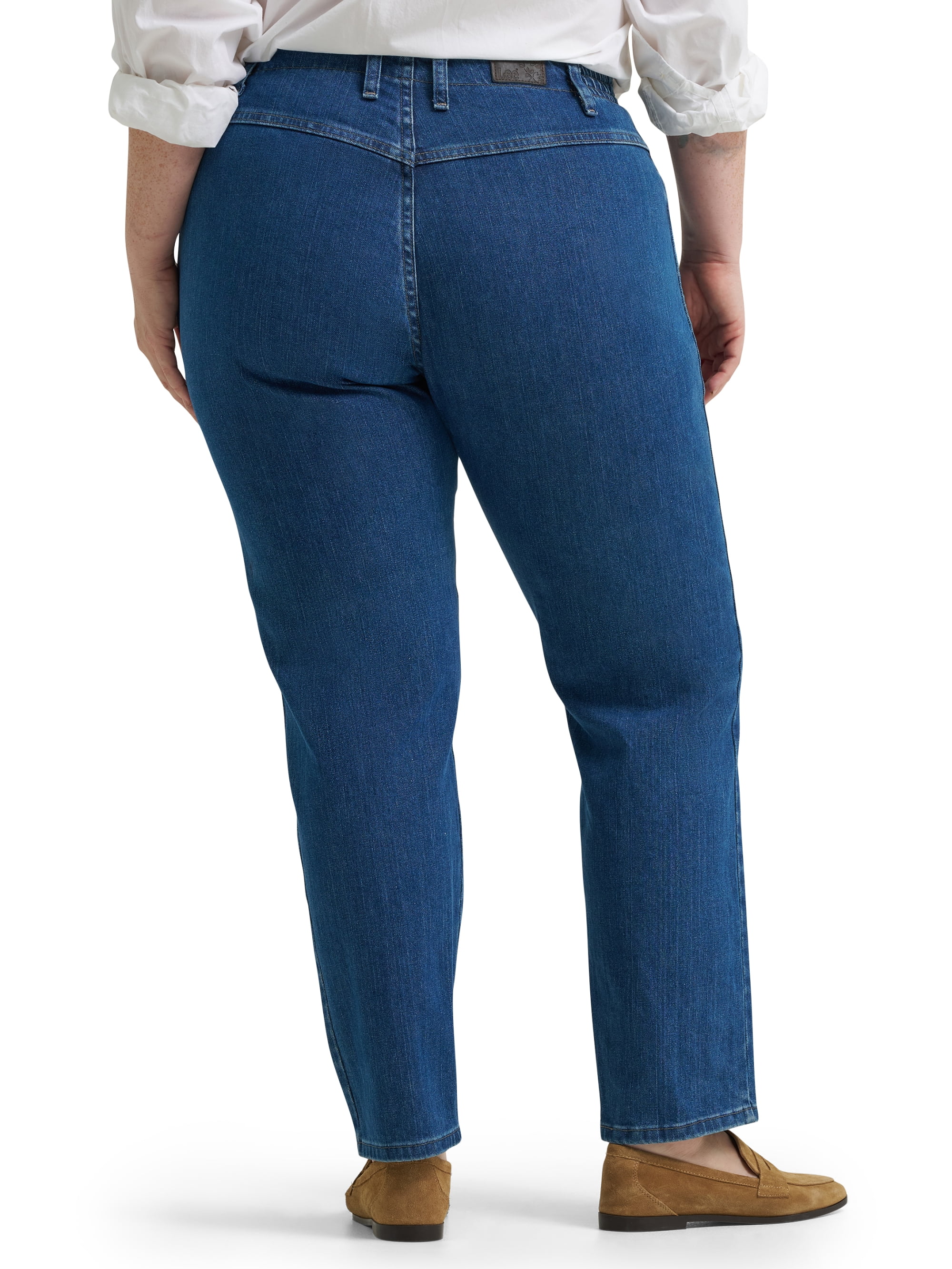 Lee® Women's and Plus Side Elastic Denim Jeans