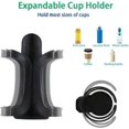 thumbnail image 4 of Bike Bottle Holder (Black), 2 Pack Bike Bottle Holder, Bike Cup Holder, Adjustable 360 ​​Degree Rotating Universal Cup Holder for Bikes, Mountain Bikes, Strollers and Wheelchairs., 4 of 5