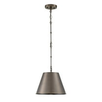 Savoy House 7-132-1-323 Alden 1 Light Bronze Pendant (12" W x 9"H)
