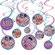 LOL Surprise! Hanging Swirl Decorations (12pc)