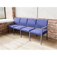 thumbnail image 3 of Pemberly Row Waiting Reception 4 Seat Tandem Seating No Center Arms in Blue, 3 of 5