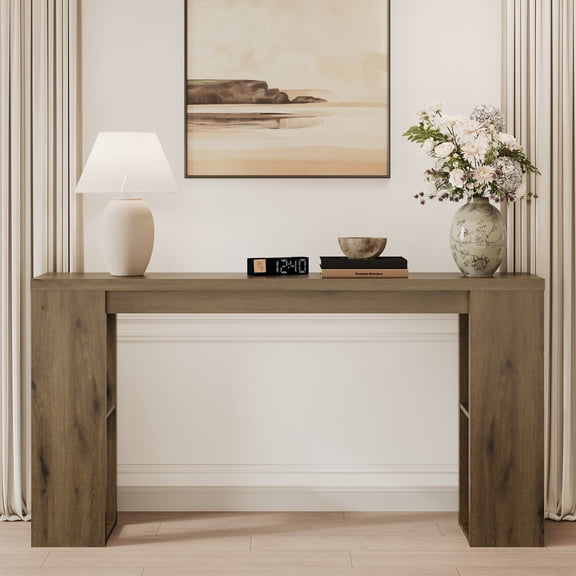 May in Color 63'' Long Console Table with Storage