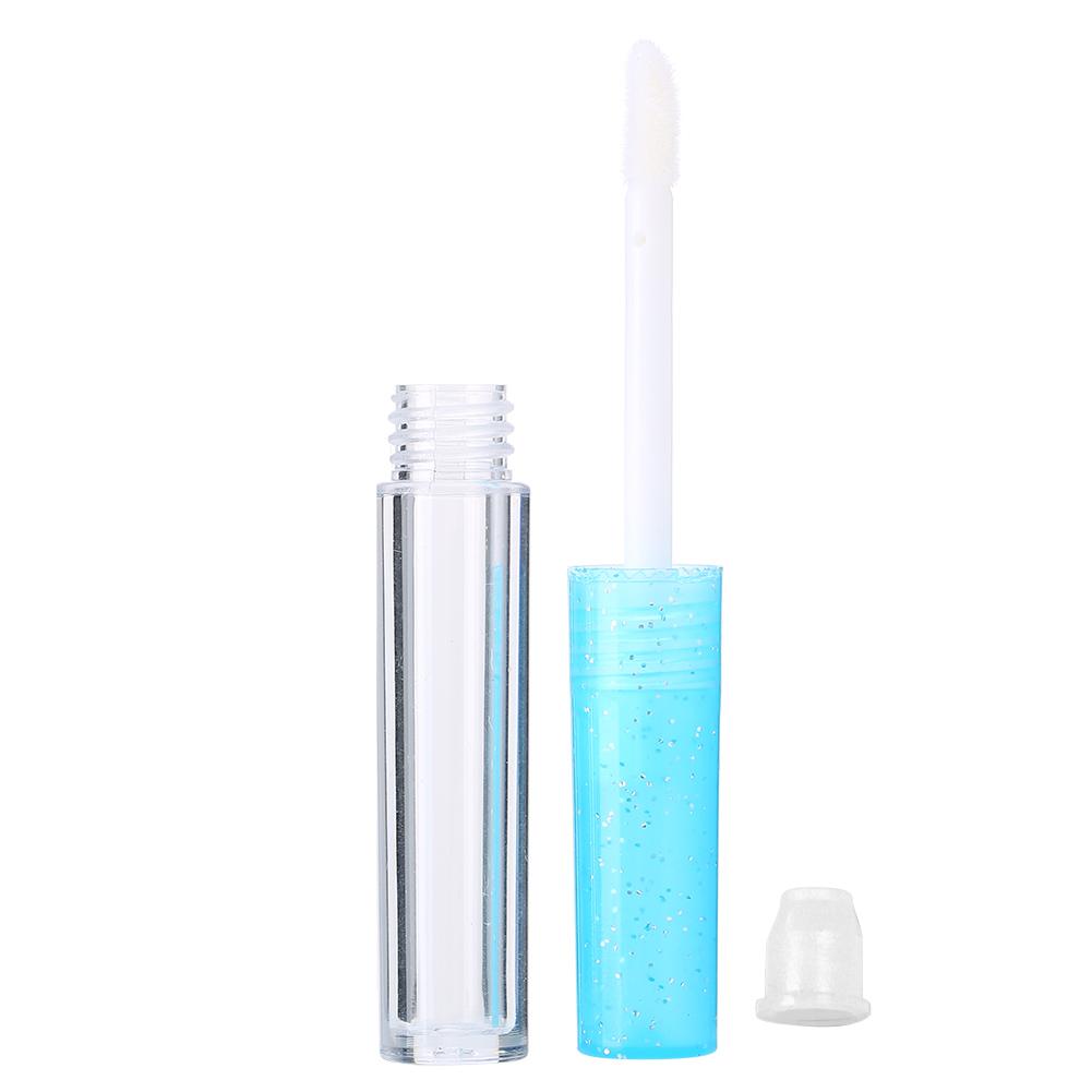 OTVIAP 50pcs Blue Mini Empty Lip Gloss Tubes Bottles Refillable