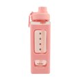 thumbnail image 1 of Botella de agua de 700 ml para botellas deportivas a prueba de fugas (rosa) Likrtyny paseo en bicicleta, 1 of 9