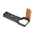 thumbnail image 4 of Manejo de soporte en forma de L agarre de madera portátil liberación rápida ergonómica para la cámara ZV-E10, 4 of 9