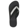 thumbnail image 3 of LAVRA Women's Bling Flip Flops Platform Wedge Beach Sandals, 3 of 4