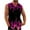 Pink, variant on Dagegui Big and Tall Tank Tops for Men Novelty 3D Flame Print Sleeveless Workout Muscle T-Shirts Summer Button Down Lapel Shirts Purple 3XL