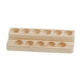 thumbnail image 1 of Soporte de exhibición de aceite esencial Sunnimix Estante de almacenamiento de aceites esenciales de madera de 2 niveles, 1 of 8