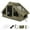 Green, variant on Costway 4-6 People Inflatable Tent with 4 Mesh Screen Windows 2 Doors Skylight Carrying Bag Green