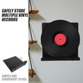 thumbnail image 3 of OULII CD Shelf Black Steel Storage 1Pack For Music Enthusiasts Organization, 3 of 8