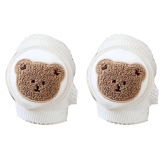 TELOLY 2Pcs Baby Knee Pads for Crawling, Pure Cotton Baby Crawling Anti Slip Knee Pads, Soft Comfortable, Thin Elastic Unisex Baby Toddlers Knee Pads, Crawling Aid