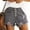 Gray, variant on ClodeEU Women's Ripped Denim Hot Shorts ,Trendy Casual Summer Jean Shorts White,Womens Plus L