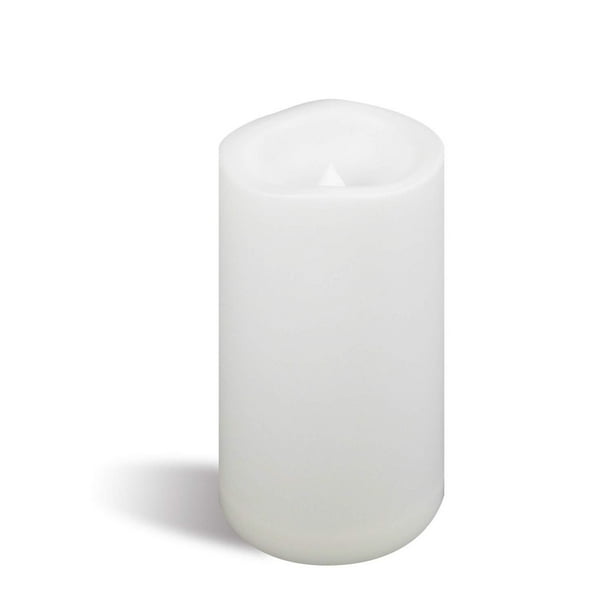 Large Outdoor Waterproof Battery Operated Flameless Candle With Timer 4 Rdquo D X6 H Big Plastic Resin Bright Flickering Electric Led Pillar For Lantern Patio Garden Home Com Large Outdoor Waterproof Battery, Flameless Outdoor Resin Candles With Timer