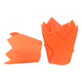 thumbnail image 4 of Moldes para hornear cupcakes perfecl 50 Uds Naranja, 4 of 8