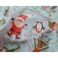thumbnail image 4 of oneOone Silk Tabby Baby Blue Fabric Cartoon Animal|Candy Stick & Santa Christmas Sewing Fabric By The Yard Printed Diy Clothing Sewing Supplies 42 Inch Wide, 4 of 4
