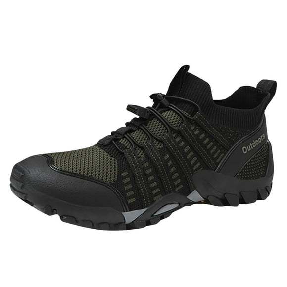 krdevn Barefoot Shoes Women/Men - Round Toe Anti Collision Wading Shoes Outdoor Camping Hiking Shoes Thick Sole Mesh Tracing Shoes Fishing Shoes,River Trekking Shoes, Fishing Wader Boots