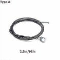 thumbnail image 1 of 2m-5m Gym Cable Wire Rope Heavy Duty Steel Replacement Parts For Home Gym Fitness Cable Pulley Accessories Dia 5mm, 1 of 5