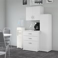 thumbnail image 2 of Pemberly Row 44W 3 Piece Modular Storage Set With Floor & Wall Cabinets in White, 2 of 8