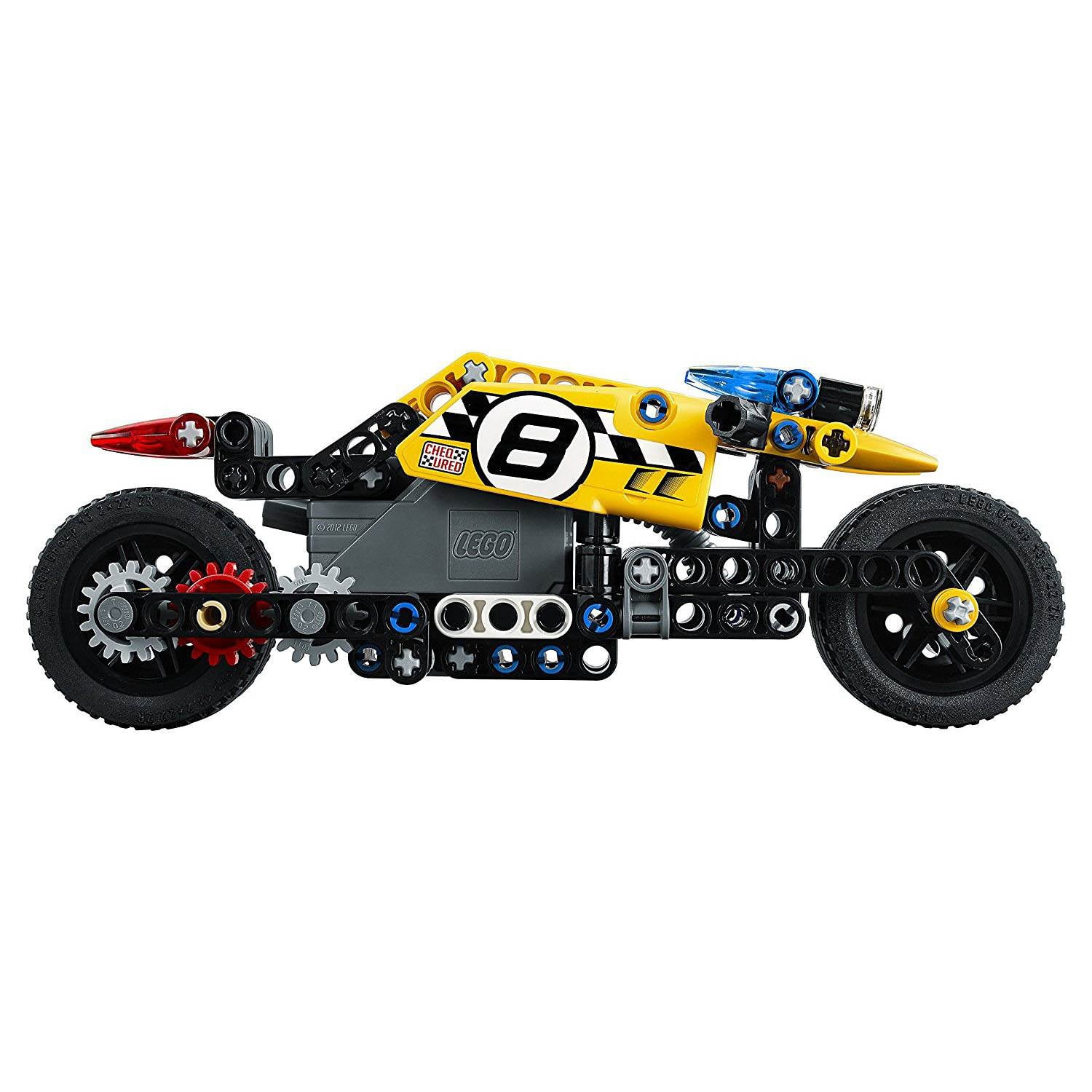 LEGO Technic Stunt Bike Model Racing Motorcycle Vehicle 140 Piece Building Set