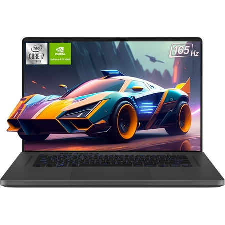 ASUS ROG Zephyrus G16 Gaming Laptop, 16" FHD Display, Intel Core i7-13620H, 16 GB RAM, 512 GB SSD, NVIDIA GeForce RTX 4060, Backlit Keyboard, Windows 11 Home, Eclipse Gray