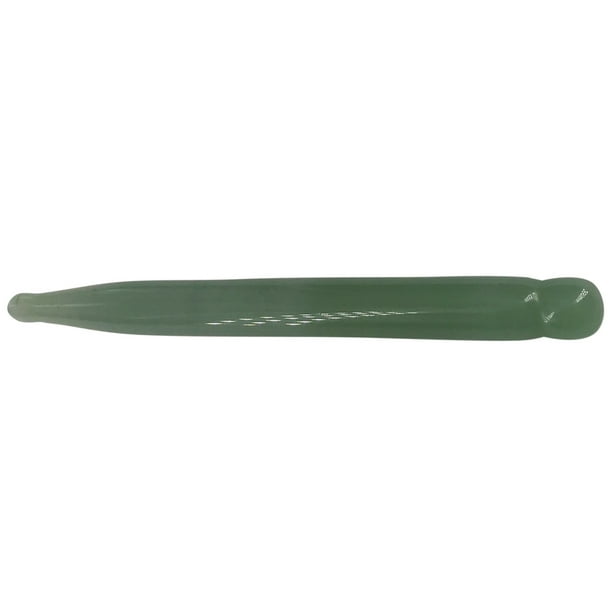EeaseMX Varilla de masaje de jade Masajeador de puntos gatillo Masaje Guasha Rodillo facial de jade