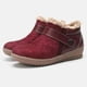 thumbnail image 5 of Zapatos de algodón a juego con hebillas informales de cabeza redonda de otoño e invierno, zapatos de talla grande, 5 of 6