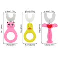 thumbnail image 3 of Children'S U-Shape Toothbrush For 360° Thorough Cleansing Whitening Massage Toothbrush U-Type Modeling Toothbrush With Suction Cup For Children, Manual Toothbrush, 3 of 7
