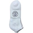 thumbnail image 4 of SOCKS'NBULK Mens Cotton No Show Socks, Soft Sports Socks In Bulk, King Size 10-13 (White, 60), 4 of 5