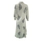 thumbnail image 5 of Vestido Largo Estampado de Manga Larga Con Cuello Alto Informal Para Mujer Odeerbi  ODB116005, 5 of 6