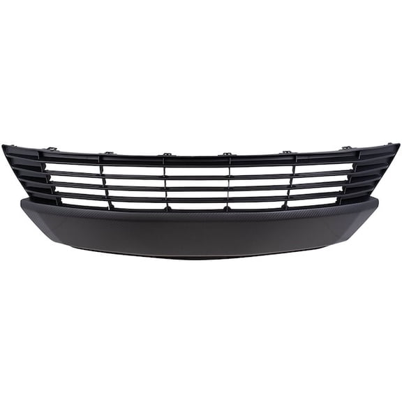 Front Lower Center Bumper Grille - Compatible with 2014 Toyota Corolla Sedan 4-Door 1.8L 4-Cylinder Naturally Aspirated DOHC GAS 2016