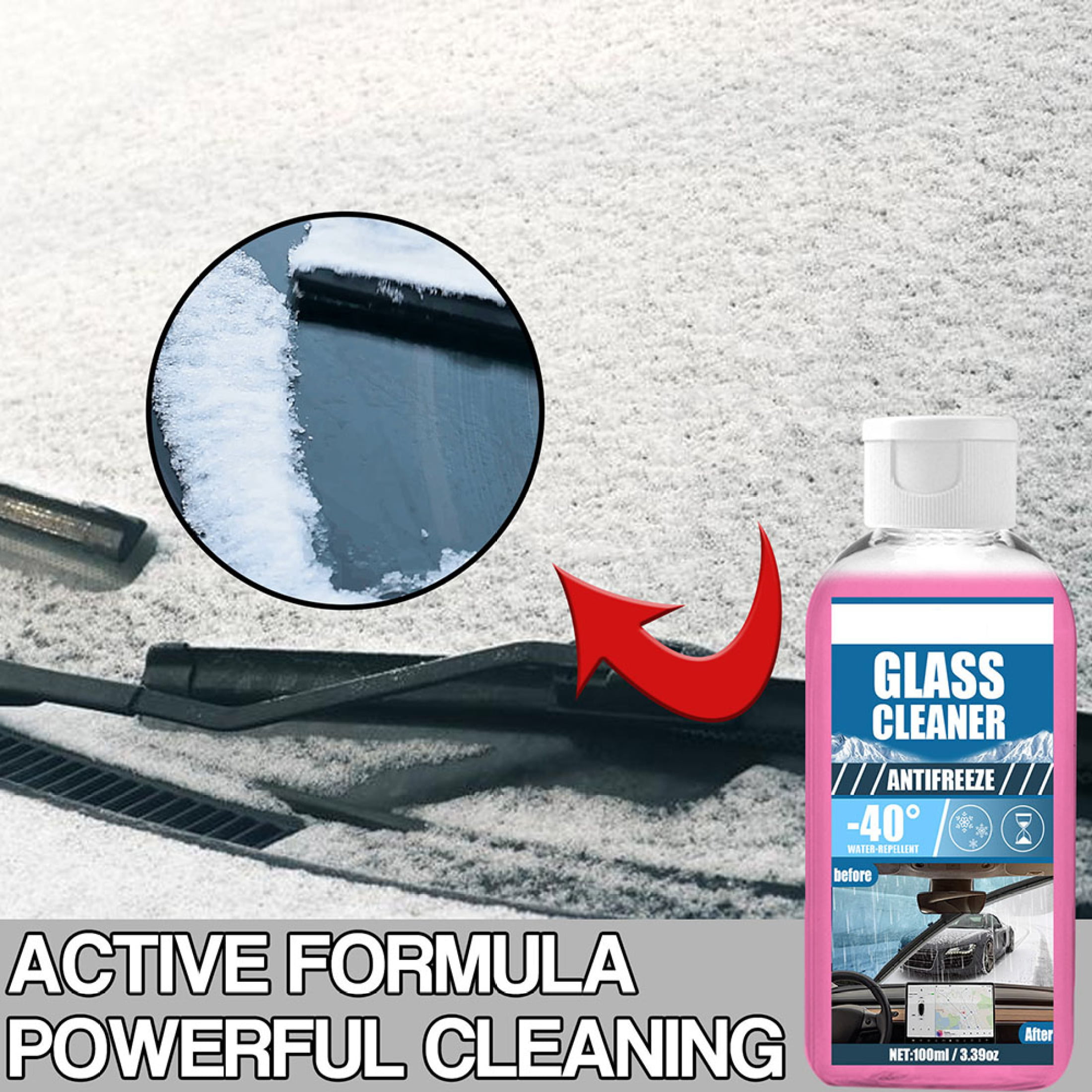  Car Glass Cleaner Water Repellent, Car Engine Cleaner and  Degreaser Spray, Car Windshield Cleaner Fluid, Bilge Exterior Degreasing  Decontamination No Cleaning Oil Film Spray Cleaner : Sports & Outdoors