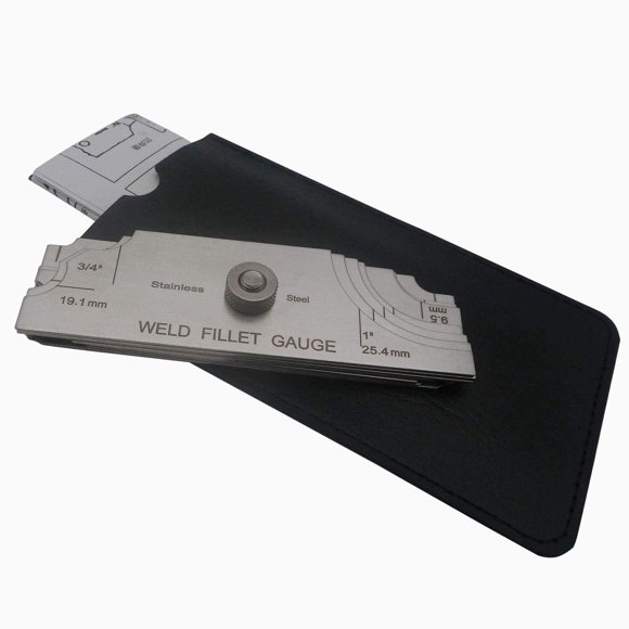 Juego de Calibres de Soldadura GZTIGWELD 7 Piezas para Inspección y Prueba en Pulgadas y Métrico