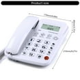 thumbnail image 5 of Classical Desk Phone For Elderly Featuring Anti Slip Button And Call Display, 5 of 8
