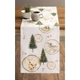 thumbnail image 2 of Maison d' Hermine Tablerunners 100% Cotton Table Runner Decorative Table Cover for Home, Kitchen, Dining, Party & Camping, Mountain Life (Single Layer, 2 of 3