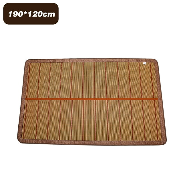 Labymos Natural Bamboo Mat Summer Foldable Bamboo Mat Summer Cooling Bed Sheet Cover Meditation Mat