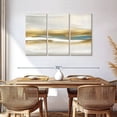 thumbnail image 3 of Elephant Stock Highlight Gold And Teal I Wall Art - Horizontal Multi Panel Canvas - Living Room Wall Decor - Abstract Multi Panel - Gray And White Decor By Jake Messina - 57" x 36", 3 of 8