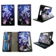 thumbnail image 1 of Galaxy Style Butterfly  tablet case 10 inch for LG G Pad 10.1 10" 10inch android tablet cases 360 rotating slim folio stand protector pu leather cover travel e-reader cash slots, 1 of 2