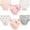 # B, variant on SYNPOS Girls 100% Cotton Briefs All-Season Underwear for Kids Girls Cartoons Panties 6 Packs,Style B for 6-7 Years