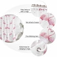 thumbnail image 3 of Pink Flamingo Bathroom Shower Curtains with 12 Hooks Polyester Waterproof Shower Curtain for Stalls and Bathtubs Summer Tropical Animals Decorative Bathroom Privacy Curtain 48x72 Inches, 3 of 9