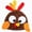 Brown, variant on Thanksgiving Cute Children Turkey Hat Wool Knit Hat Thanksgiving Hat