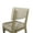 Beige, variant on East at Main Mid Century Modern Solid Rubberwood Dining Room Chair, Two-Pack, Beige