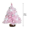 thumbnail image 3 of GadgetVLot Pink Little Christmas Tree Mini Desktop Ornaments Christmas Decoration Mini Christmas Tree, 3 of 11
