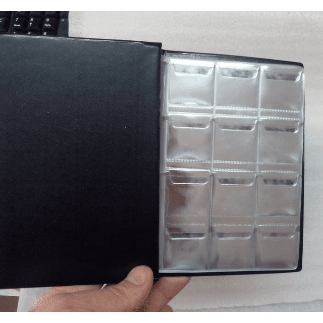 Libro de bolsillo para colección de 120 monedas, multifuncional y cómodo de llevar