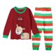 thumbnail image 1 of Conjunto de pijamas de Navidad para niños y niñas, ropa de dormir con dibujos animados, Tops y pantalones de algodón, 2 piezas, invierno, 2023, 1 of 3