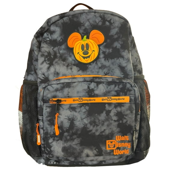 2025 Walt Disney World Parks Halloween Mickey Mouse Pumpkin Full Size Backpack