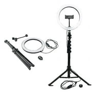 Mackie 3-Color Ring Light Kit with Stand and Remote (10")