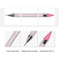 thumbnail image 2 of Dual-Ended Nail Rhinestone Picker Wax Tip Pencil Dotting Pen Beads Gems Crystals Studs Picker, 2 of 5