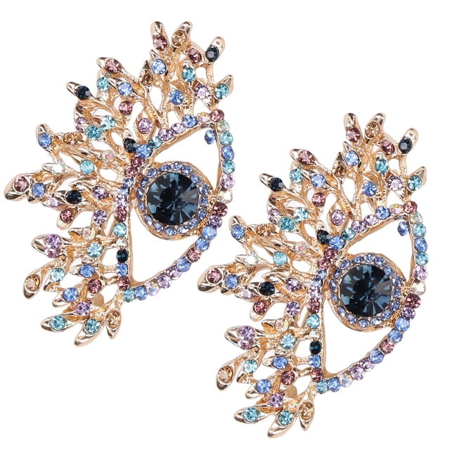 Blue Brooch, Brooch Widely Eye Catching Premium Alloy For Wedding For Party For Ceremony