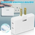 180 Socket One To Three Plug Conversion Socket Thin Power Converter