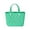 GREEN, variant on Women's Waterproof Sandproof Beach Tote - Portable Washable Bag for Beach, Pool & Outdoor Use